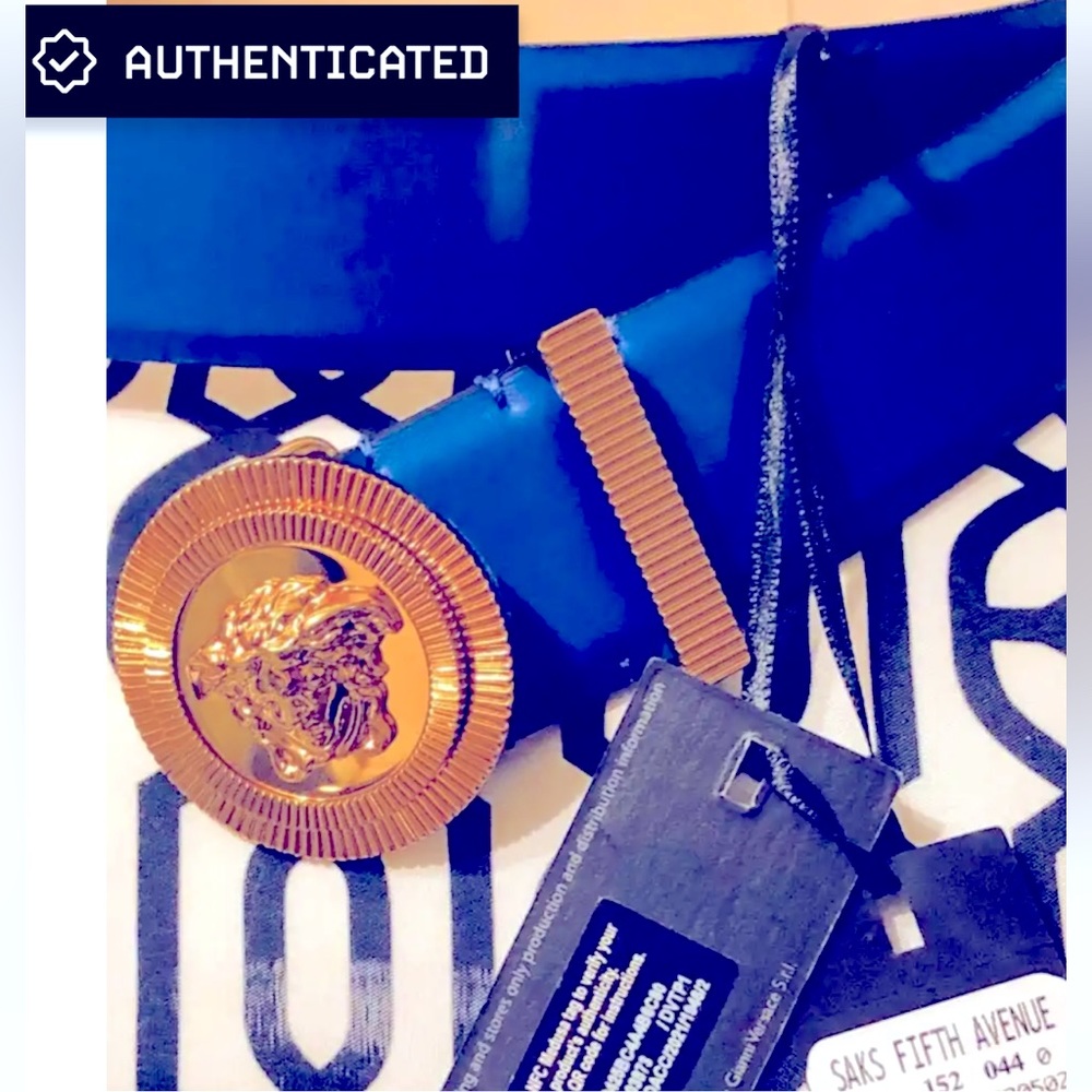 Versace Medusa Biggie Leather Belt 🎁💎